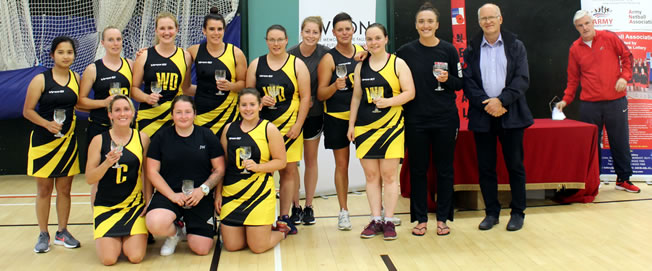 9 Regt RLC Inter-Unit Netball Winners 2017